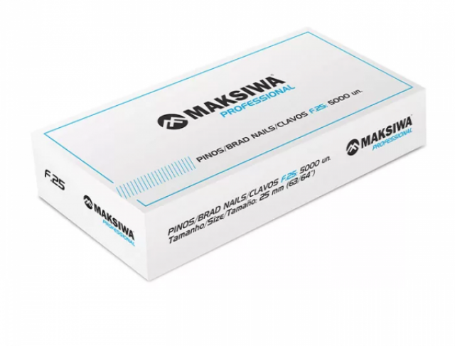 Maksiwa | PINOS TIPO F 25 MM PARA PINADOR – F.25 (preço sob consulta)