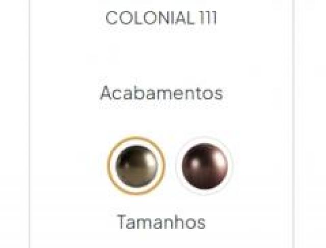 Puxadores | PUXADOR COLONIAL 111