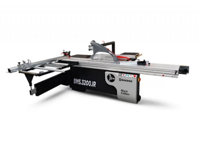 Maksiwa | ESQUADREJADEIRA DE PRECISÃO MANUAL 3200 MM COM EIXO INCLINÁVEL E RISCADOR – BMS.3200.IR BLACK EDITION (preço sob consulta)
