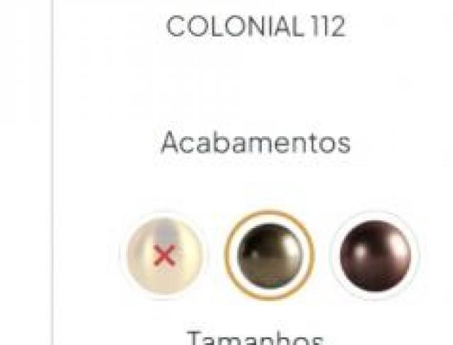 Puxadores | PUXADOR COLONIAL 112